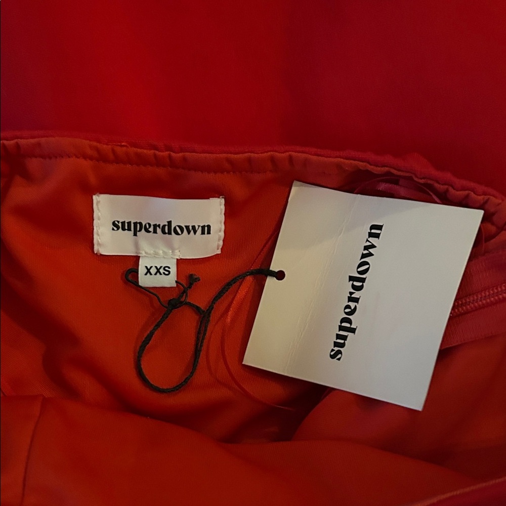 Superdown Red Strapless Dress - Picture 4 of 4